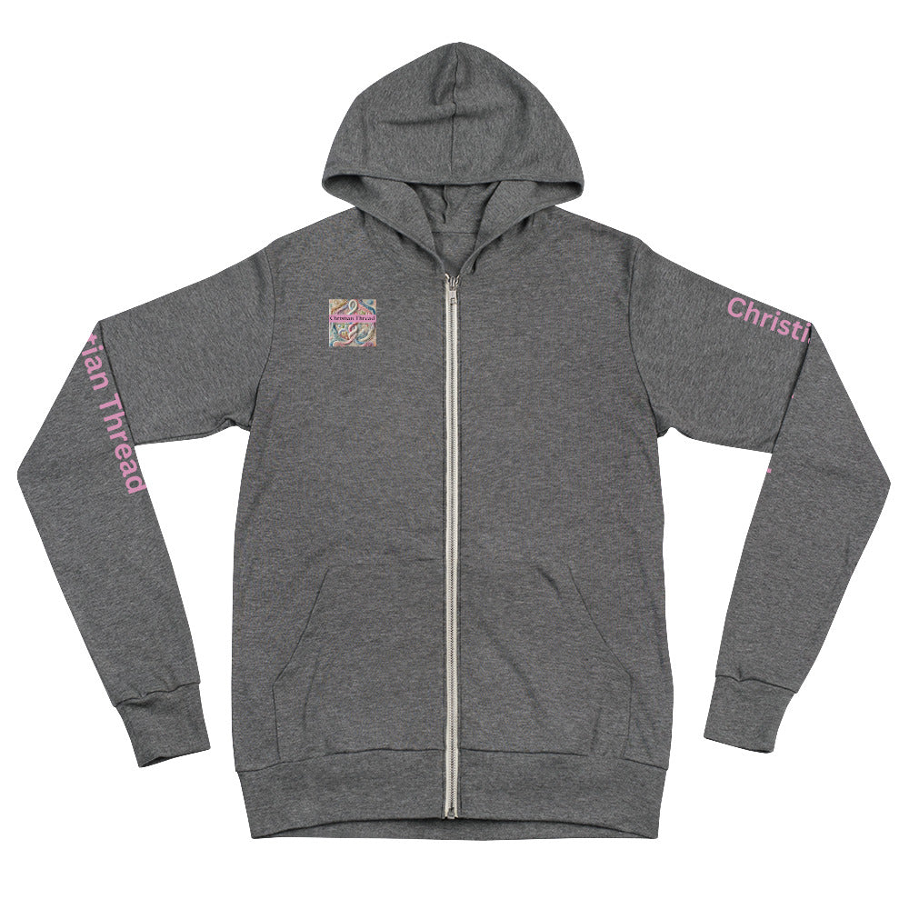 Unisex zip hoodie